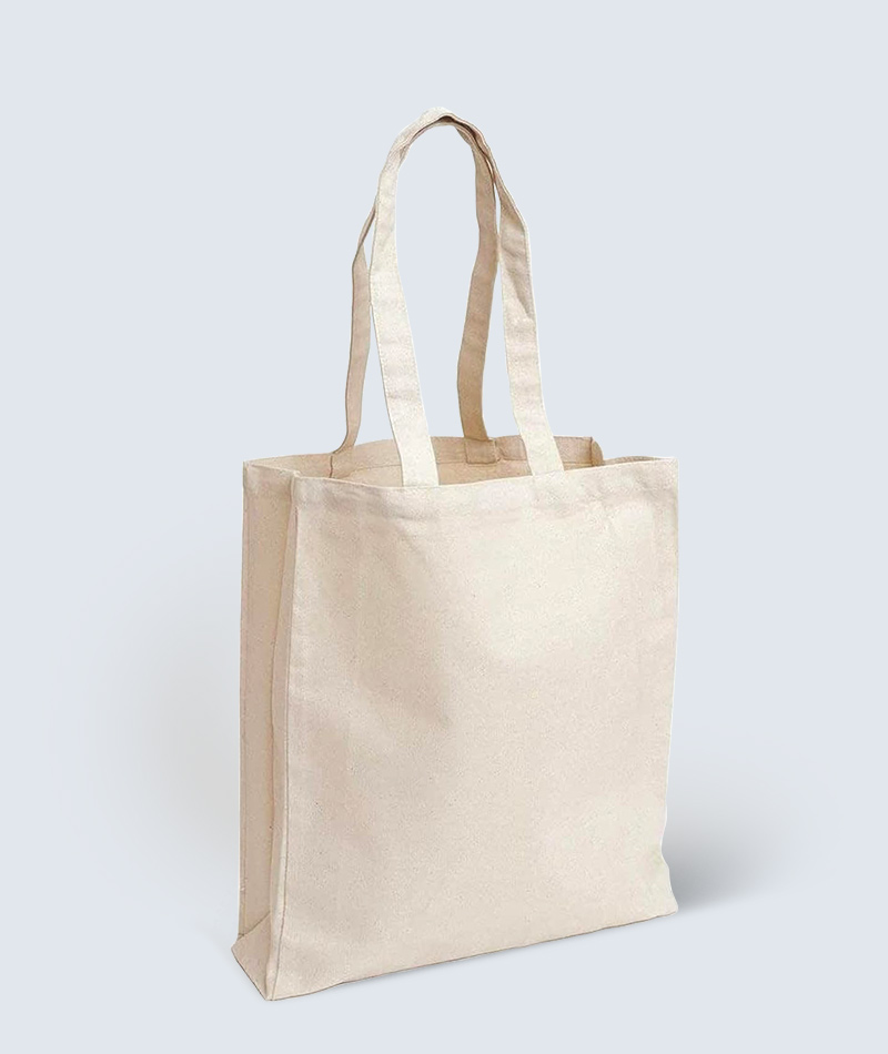 Cotton promotional tote bag with custom logo printing