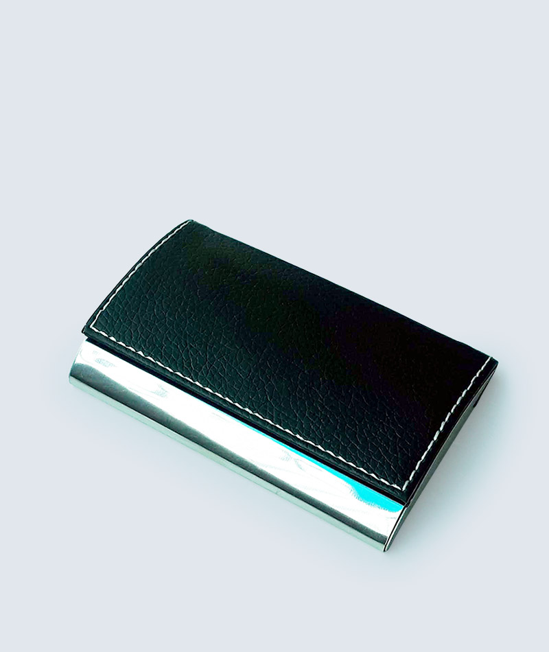 Custom Business Card Holder with Logo and Name
