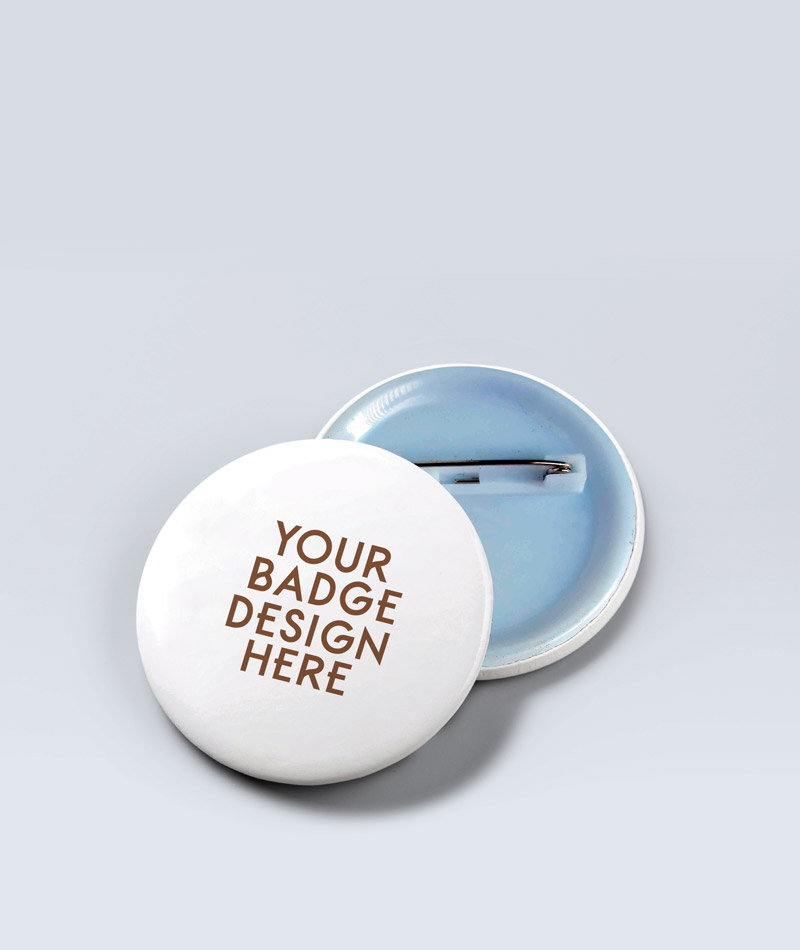 Round Pin Button Badge