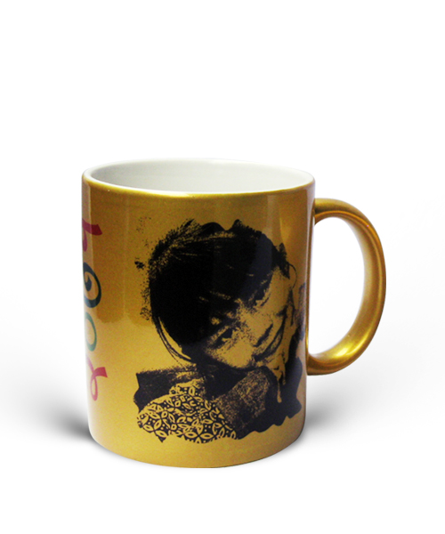 customized golden mug