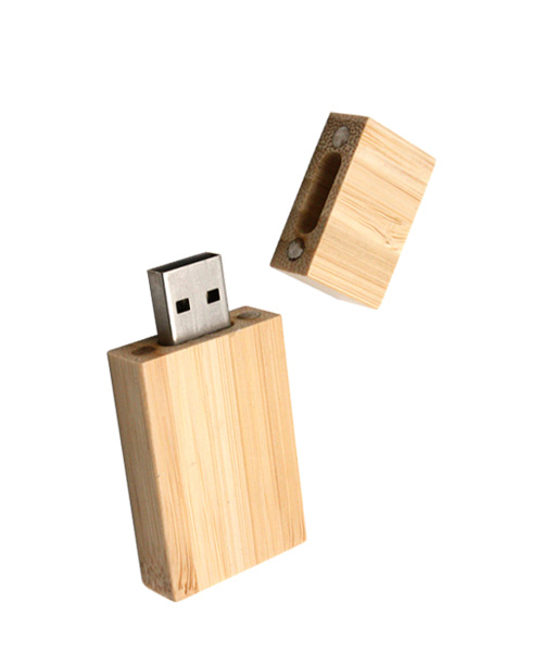 wooden USB flash drive print