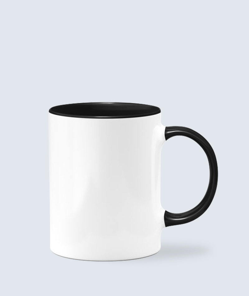 Handle Color Black Custom Mug