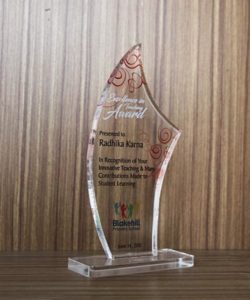 Acrylic Award and Trophy Gift Buy Shop Send Online Kathmandu Nepal