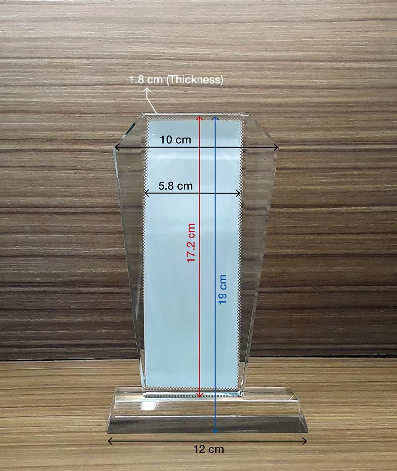 Crystal Award Trophy