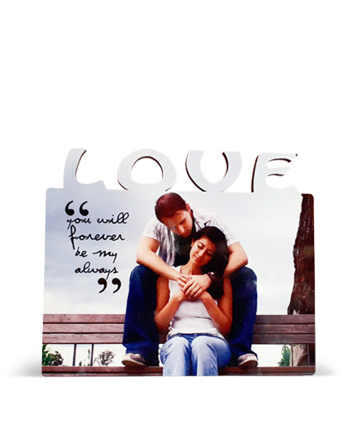 MDF Love Photo Frame Stand Gift Buy Shop Send Online Kathmandu Nepal