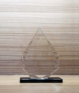 Crystal Award Trophy