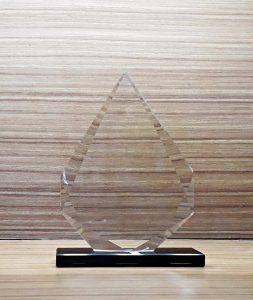Crystal Award Trophy