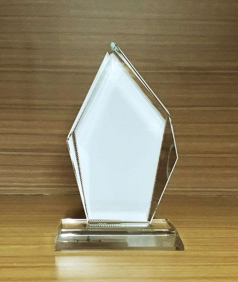 Award Crystal Trophy
