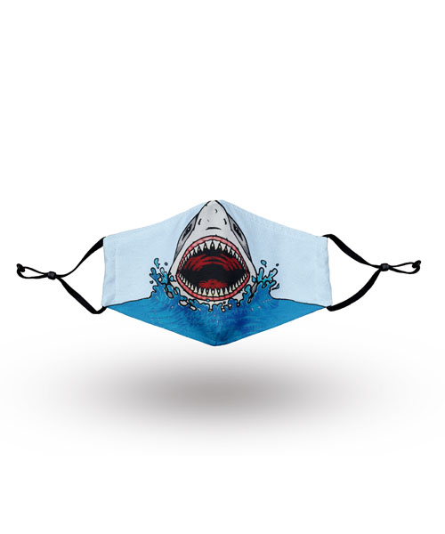 Animal Pattern Shark Opening Jaws Mask