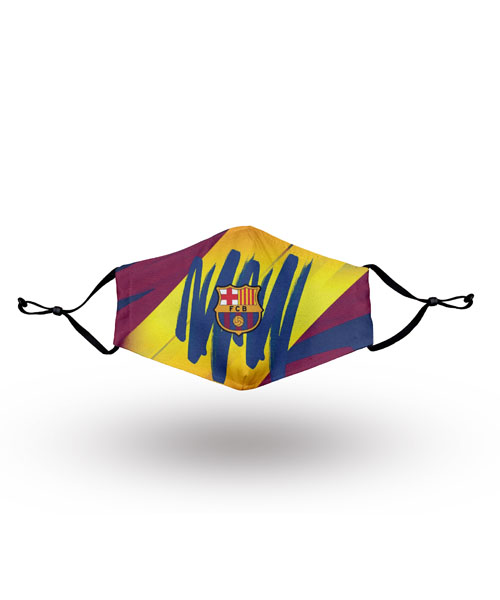 FC Barcelona Mask Red and Yellow