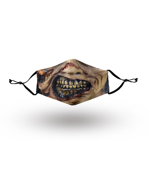Vampire Face Mask showing Scary Teeth