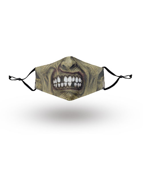Vampire Face Mask showing Scary Teeth