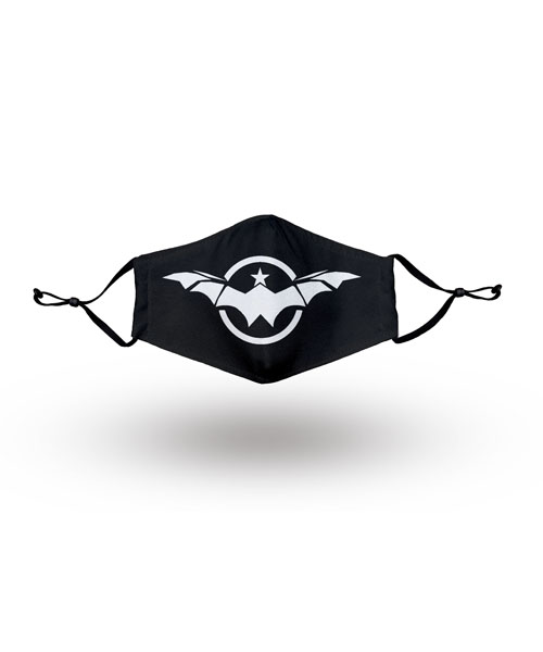 Vampire Mask with flying Bat