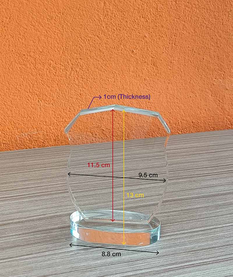 Crystal Award Trophy