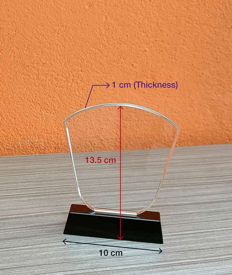 Award Crystal Trophy