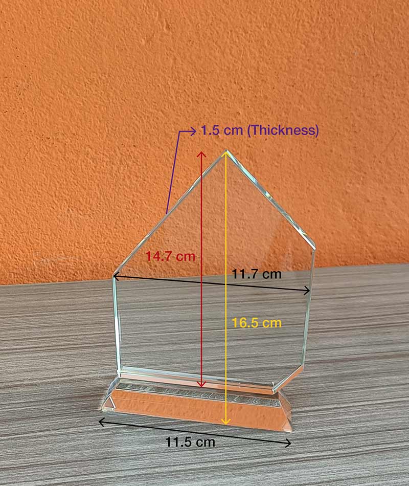 Crystal Award Trophy