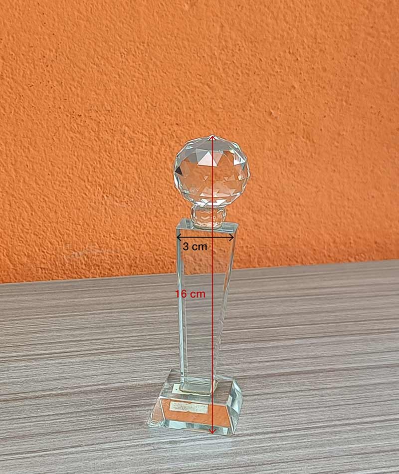 Crystal Award Trophy