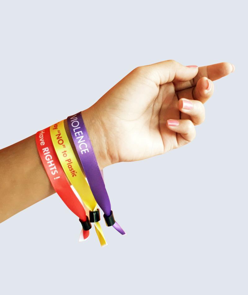 Bracelets personnalisés en tissu pour tous vos événements | PDC