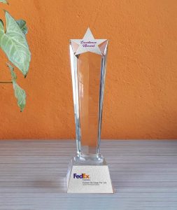 Rising Star Crystal Award 27 cm