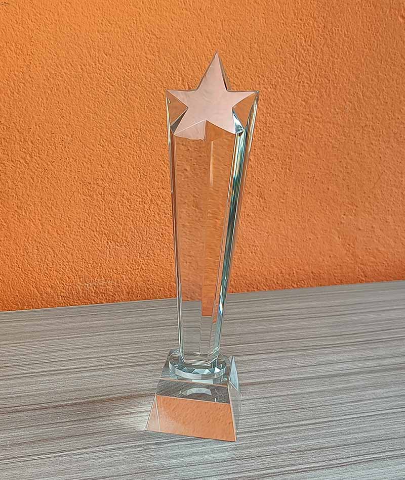 Rising Star Crystal Award 27 cm