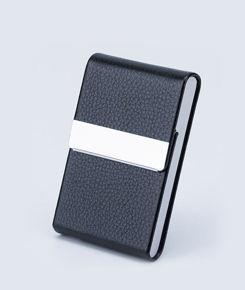 ATM and Business Card Holder, PU Leather, Magnetic Closure