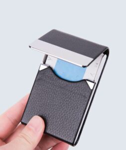 ATM and Business Card Holder, PU Leather, Magnetic Closure