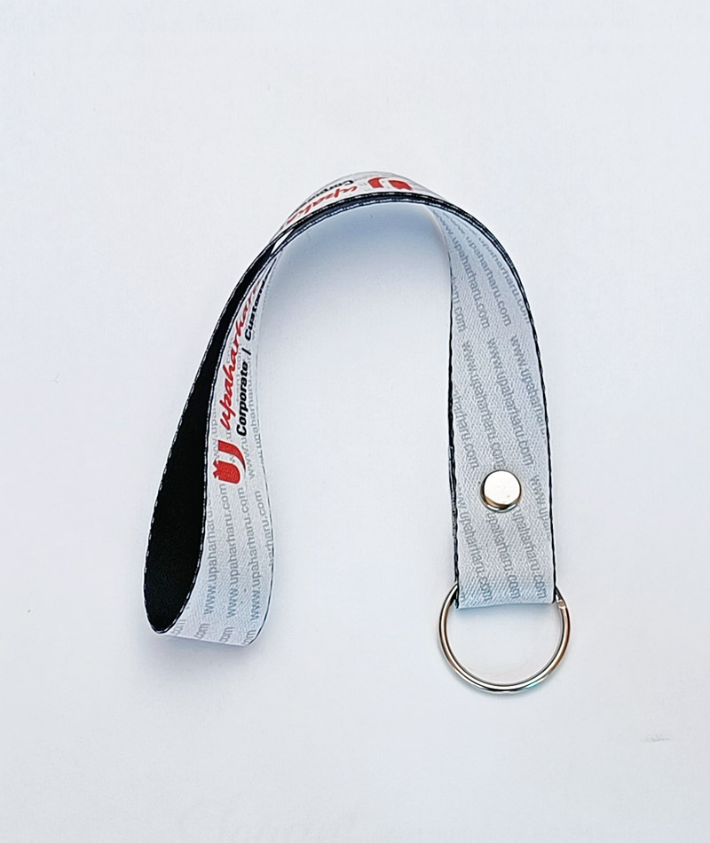 thumbnail interactive-video image 1 of Car Keychain Lanyard - Nylon Hanging Strap With Metal Key Holder, Key Ring Gift, Multi-Color 1 of 6