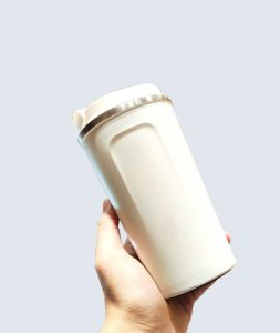 Travel Coffee Cup with Temperature Display Indicator