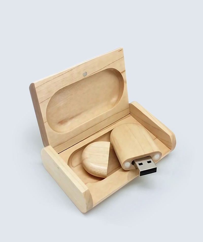 Wooden USB 3.0 Pen Drive with Case