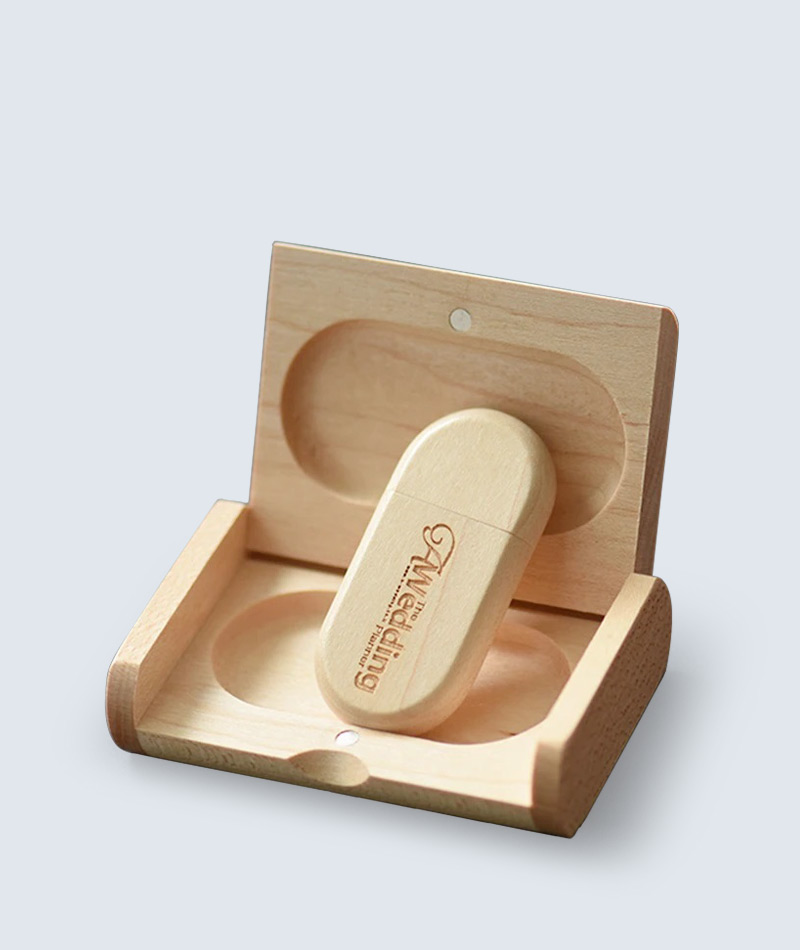 Wooden USB 3.0 Pen Drive with Case