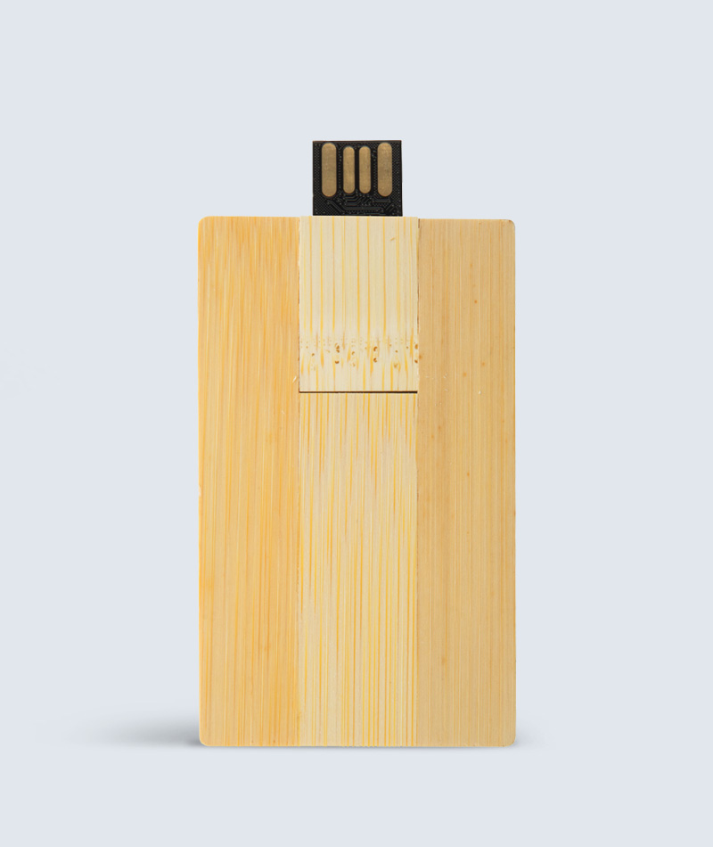 Bamboo Card Type ECO USB Pendrive