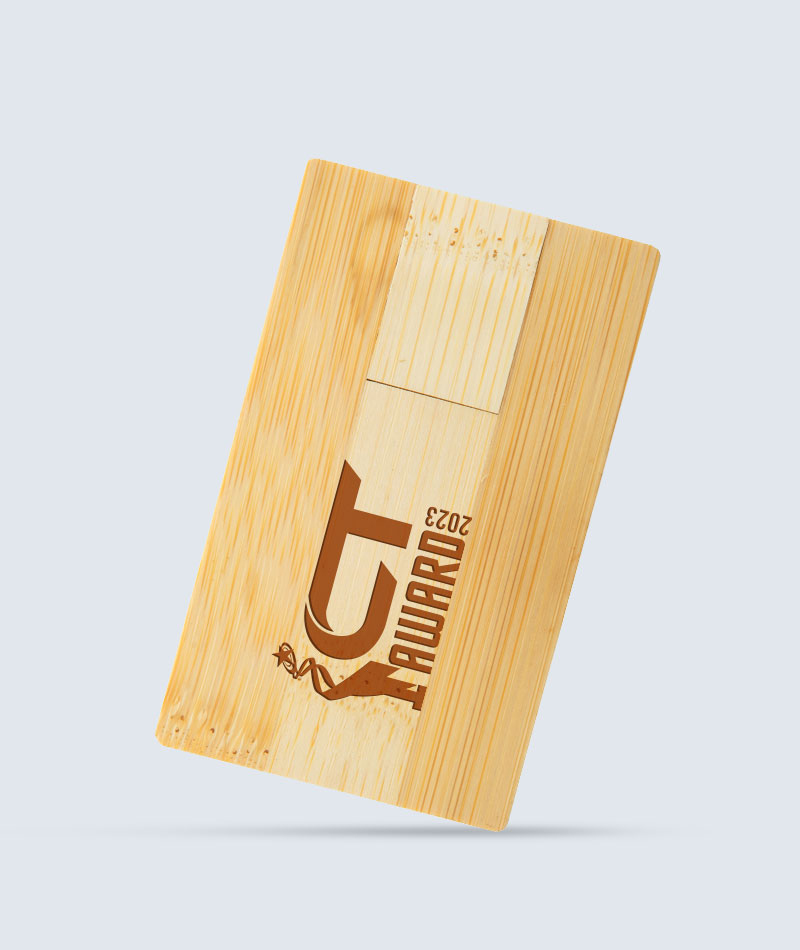Bamboo Card Type ECO USB Pendrive