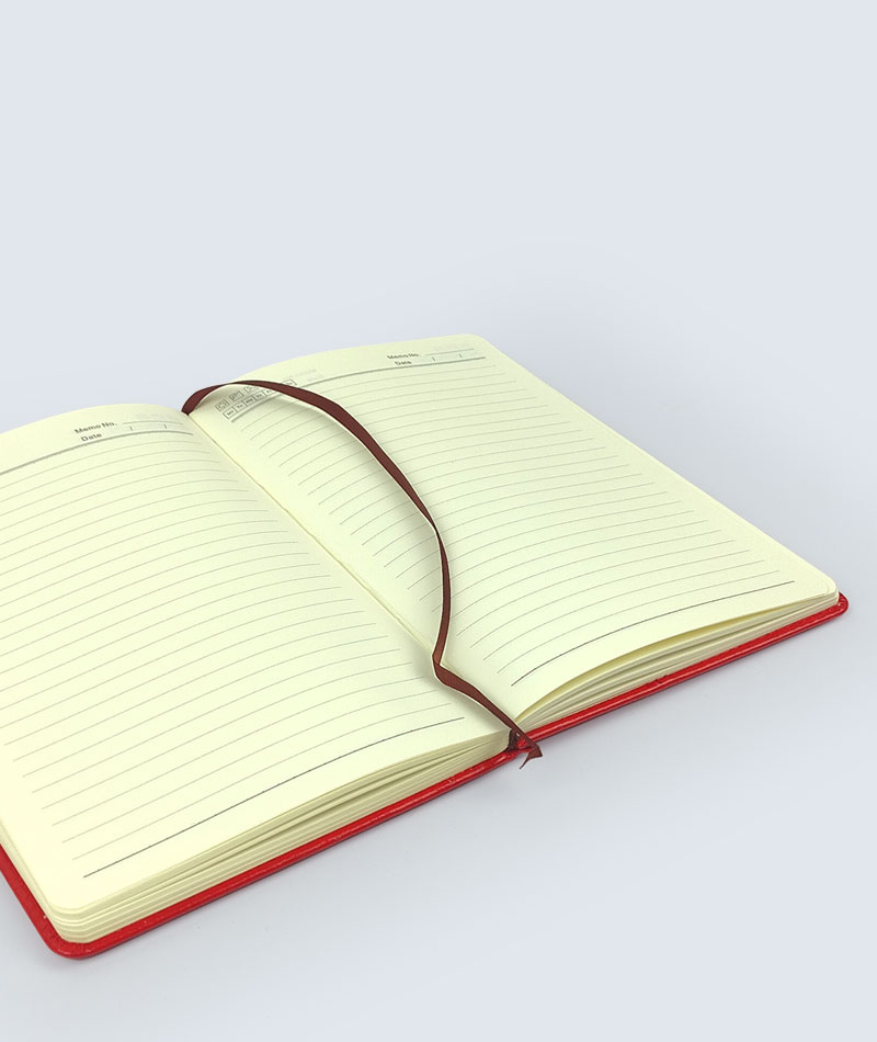 Personalized Red Notebook Diary for Corporate Gifting