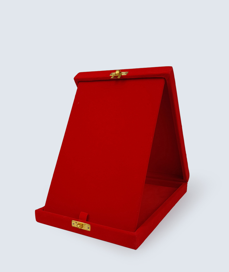 Red velvet box, token of love gift, small size