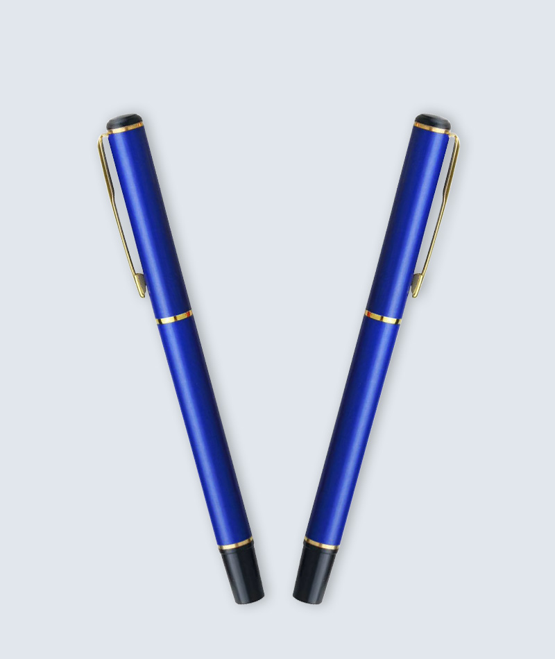 Premium Blue Metal Ballpoint Pen