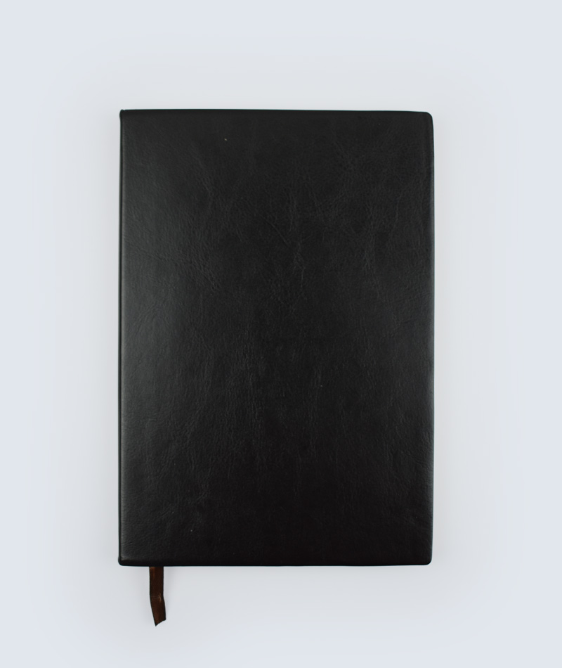 A5 Black Diary Notebook