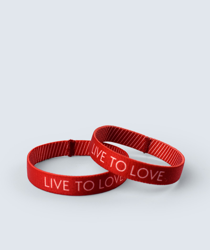 Custom Elastic Reusable Wrist Band