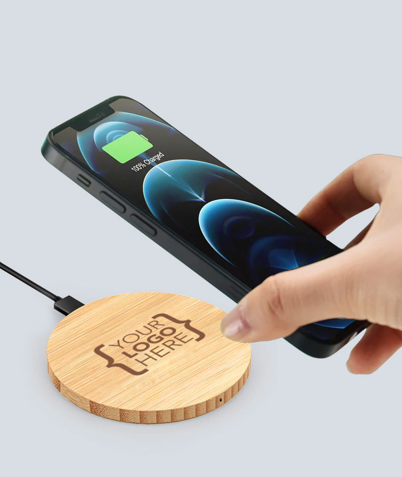 Bamboo Wireless Mobile Phone Charger