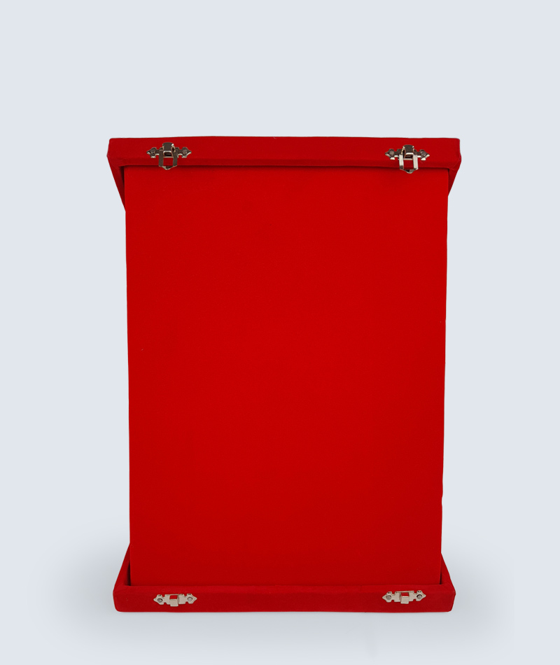 Red velvet box, token of love gift