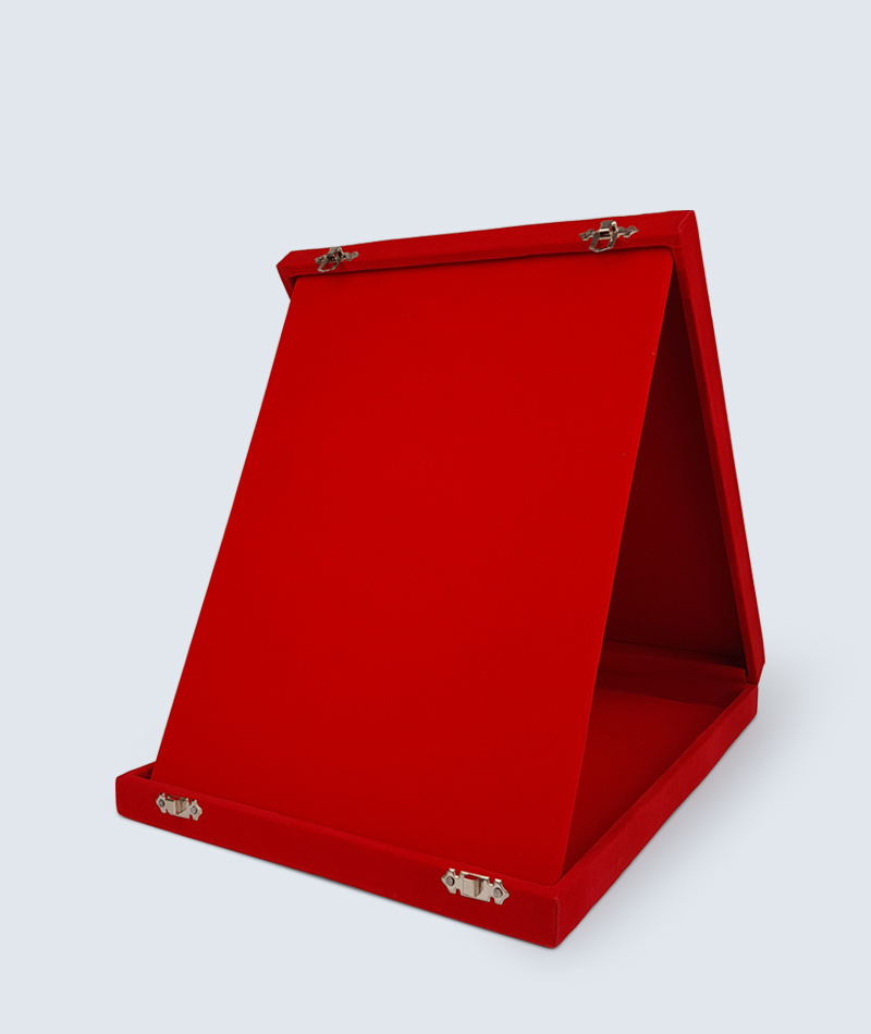 Red velvet box, token of love gift, large size